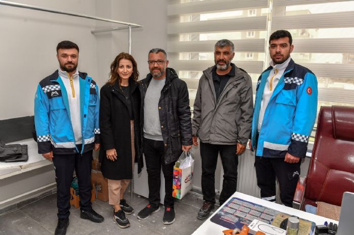 BYKEHRDEN DEPREM BLGESNDEK SALIK ALIANLARINA MALZEME DESTE...