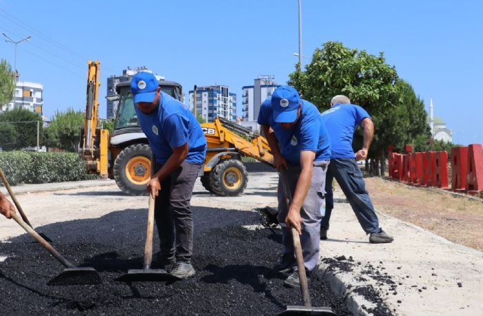 TOROSLAR�DA ASFALT VE YOL D�ZENLEME �ALI�MALARI... 