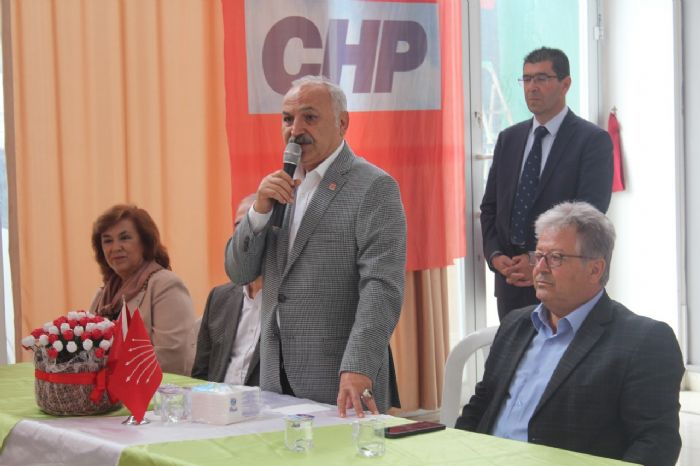 CHP aday Diner Anamurda kyl, esnaf, ifti ve i dnyasyla kucaklat..