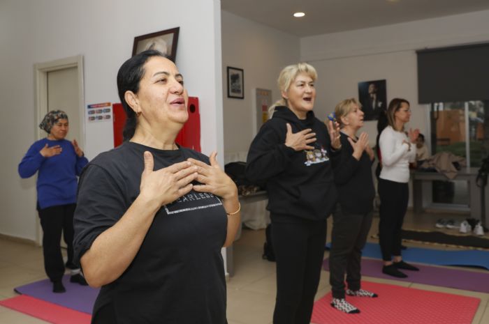 MERS�N B�Y�K�EH�R’DEN KADINLARA DO�RU NEFES ALMA E��T�M�... 