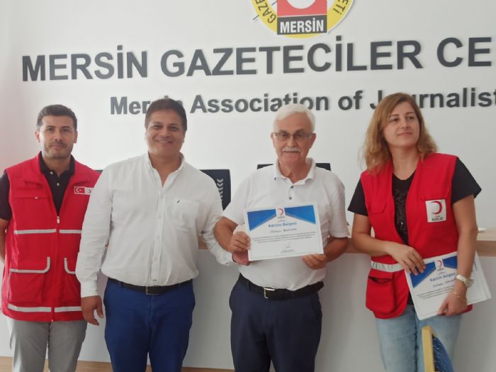 MGCde gazetecilere ilk yardm eitimi verildi