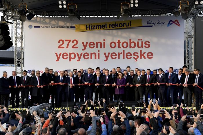 MERSNN YEN TOPLU TAIMA YERLEKES HZMETE AILDI...