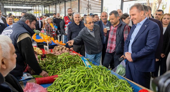 BAKAN SEERDEN, TAMAMLANAN FTLKKY KAPALI PAZAR YERݒNE ZYARET... 