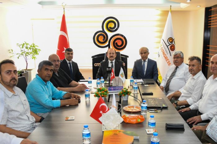 Vali Hamza Pehlivandan Ulusal Turungil Konseyine Ziyaret