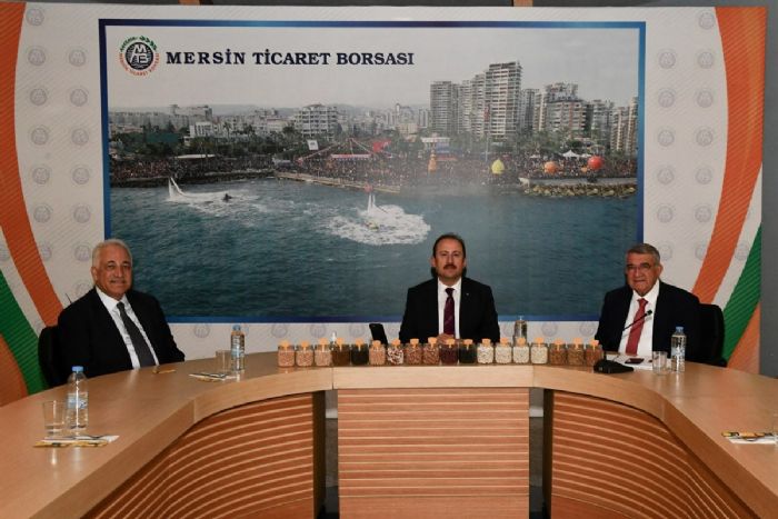 Vali Ali Hamza Pehlivan Mersin Ticaret Borsas’nda...