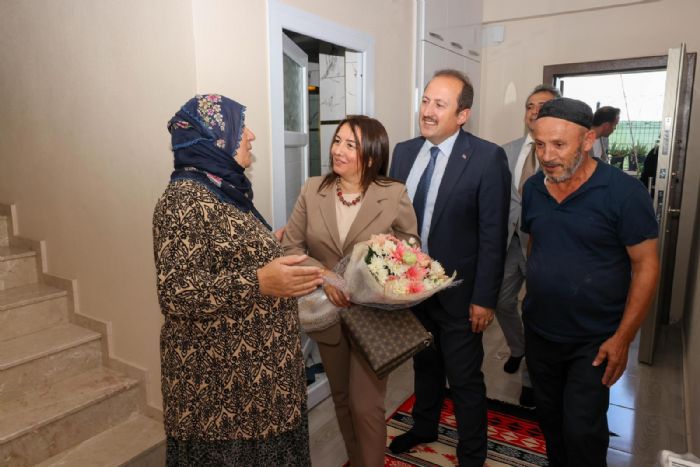 Vali Pehlivandan ehit Ailesine Ziyaret