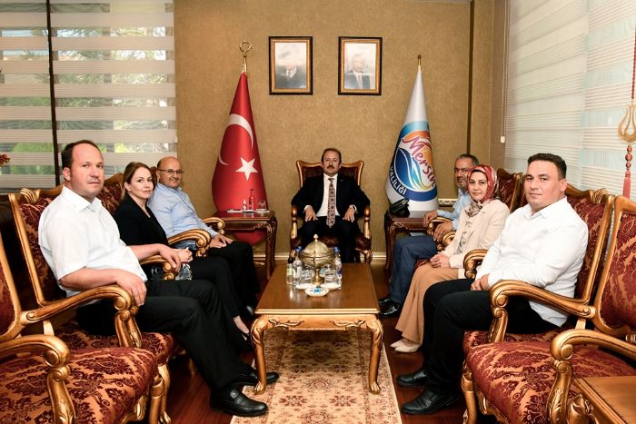 SALIK-SEN Heyeti Vali Ali Hamza Pehlivan Ziyaret Etti...