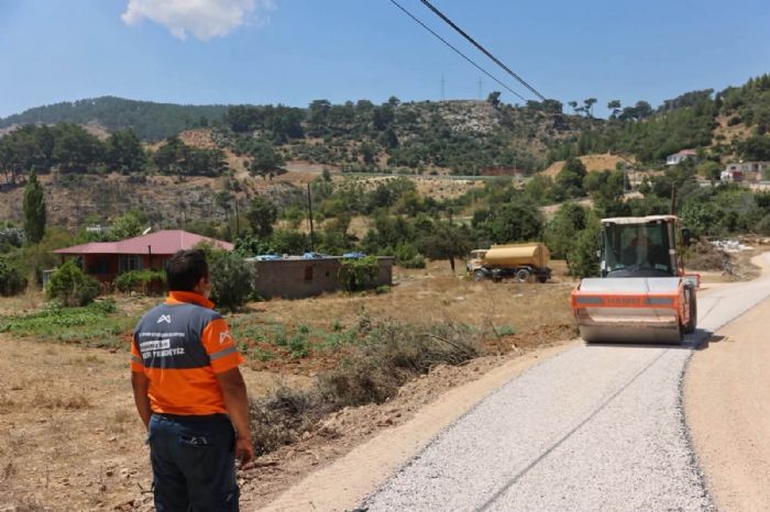 Mersin B�y�k�ehir’den Baland�z’a asfalt...