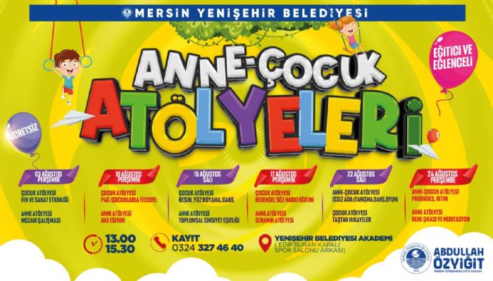 Yeniehir Belediyesi’ndenocuk ve anne atlyeleri...