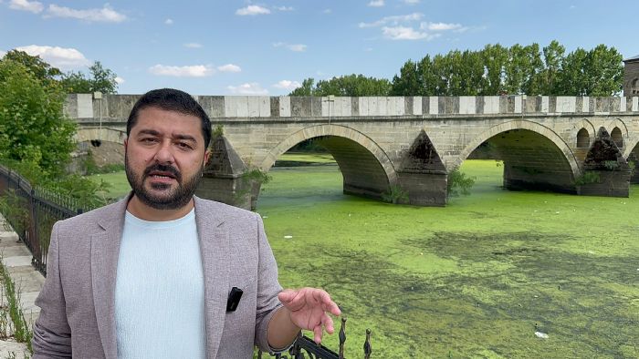 CHPli Yazgan yetkililere bu kez Tunca Nehrinden seslendi...