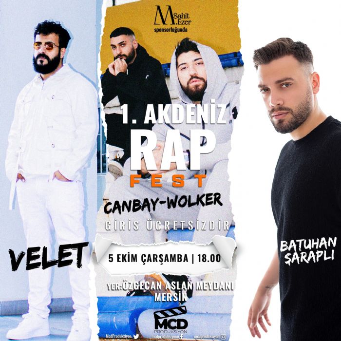 MERSNLLER 1.AKDENZ RAP FESTVAL LE COACAK