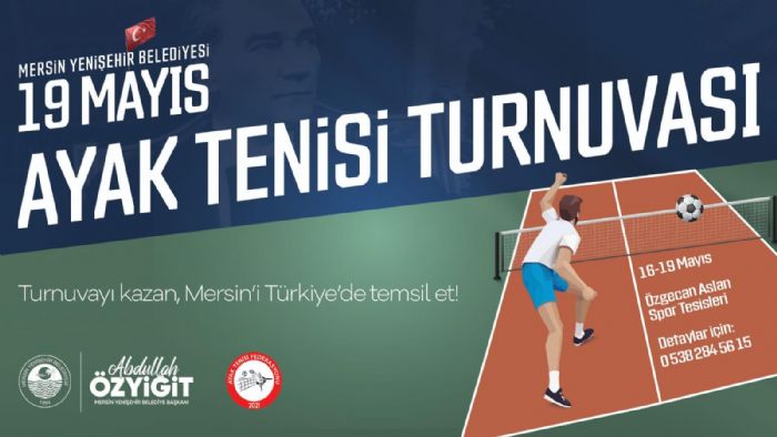Yeniehir Belediyesi 19 Mays Ayak Tenisi Turnuvas dzenliyor...