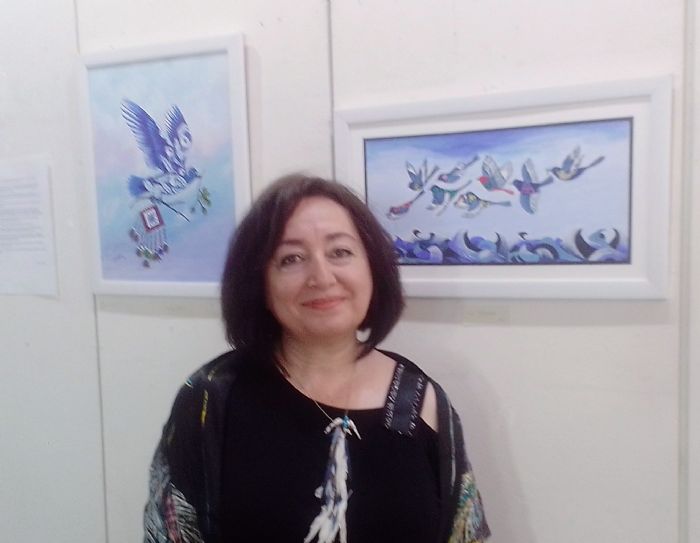 Ressam Zeynep Dalkl, Anadoludan kk kesitler motiflemi...